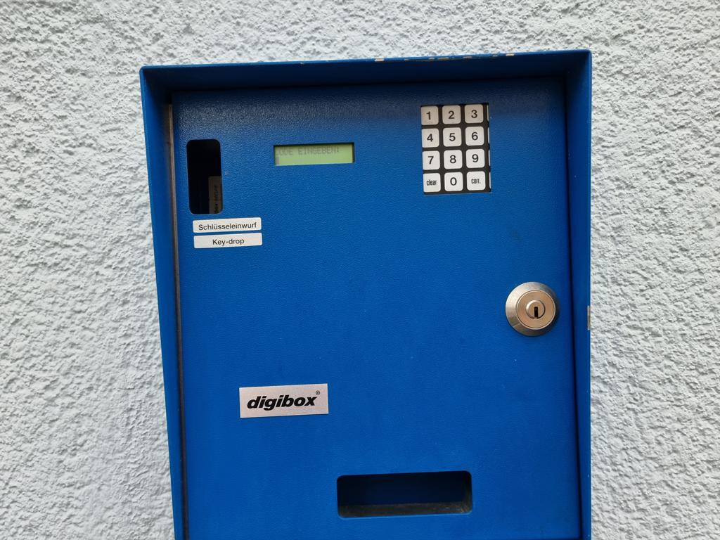 Zutritt für Gäste mit Schlüsselbox
